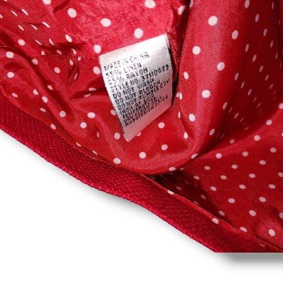 Nygard Womens Jacket Sz 10 Red Short Button Summer Spring - Picture 8 of 11